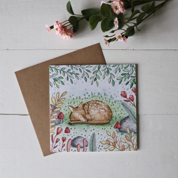 Woodland Fawn Card - Image 2