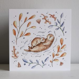Sea Otters Card