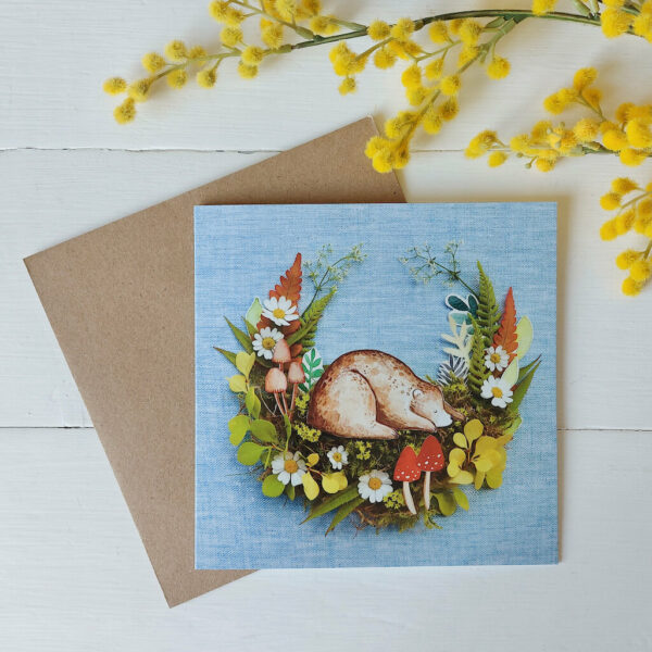 Nature Collage Bear Card - Image 2