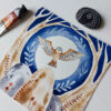 Original Illustration - Kestrel Moon