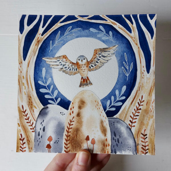 Original Illustration - Kestrel Moon - Image 2
