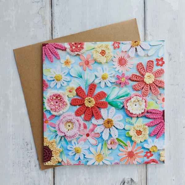 Crochet Meadow Cards - Pack of 4 - Image 5