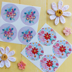 Crochet Meadow Stickers
