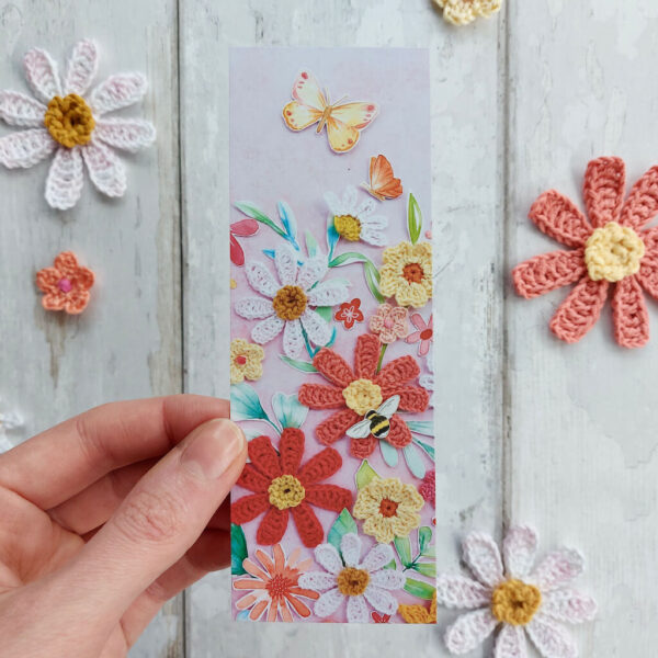 Crochet Meadow Bookmarks - Pack of 3 - Image 3