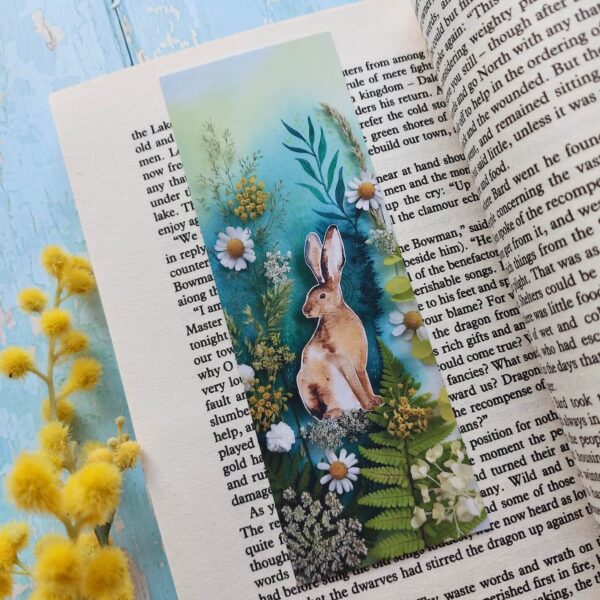 Woodland Hare Bookmark