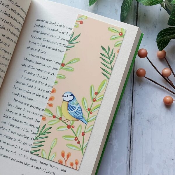 Blue Tit Bookmark