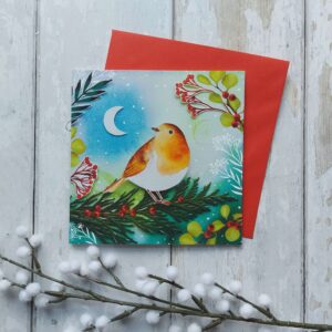 Winter Robin Card