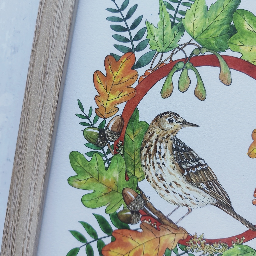 Framed Art Print - Tree Pipit - Image 2