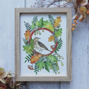Framed Art Print - Tree Pipit